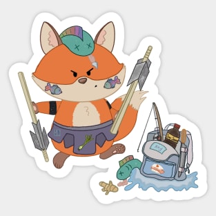 The Sushi Fox Sticker